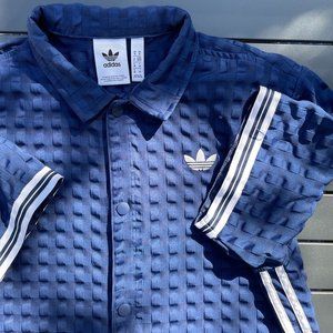Adidas Waffle Crisp Snap Button Down